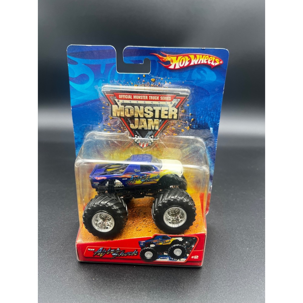 Hot Wheels Monster Jam Aftershock Official Monster Truck Series 2006 Blue J3151